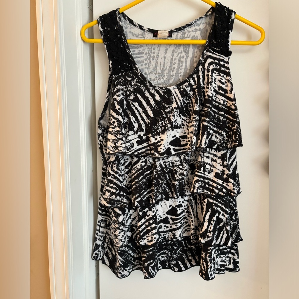 Fringy tank top